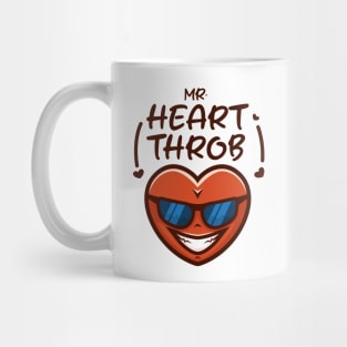 Mr. Heart throb - the coolest heart around! Mug